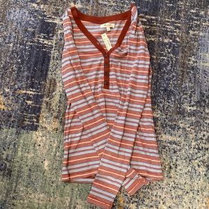 Madewell long sleeve womens henley shirt